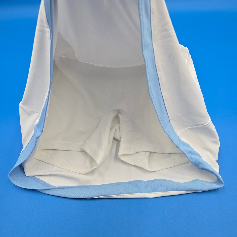 Peter Millar White Blue Trim Performance Golf Tennis Skort Small UPF 50+ - Picture 3 of 7